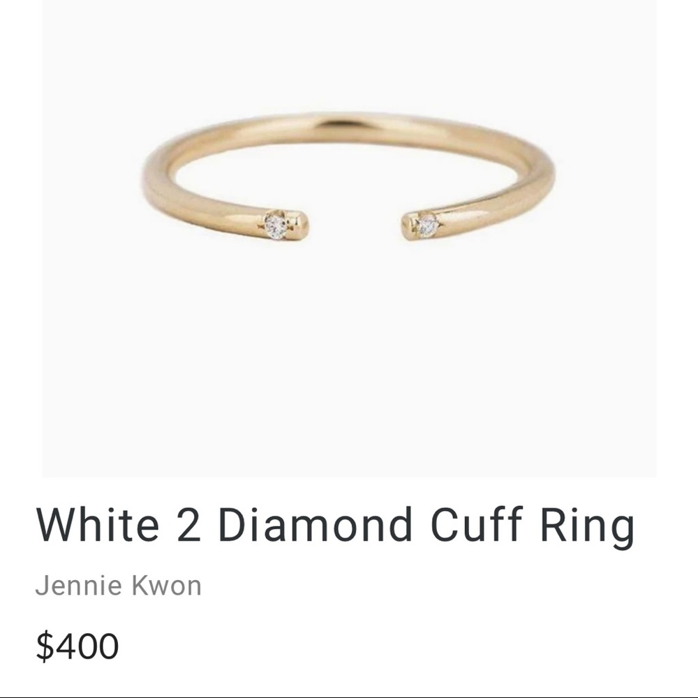 Dainty Gold Cuff Rings - Picture 4 of 4